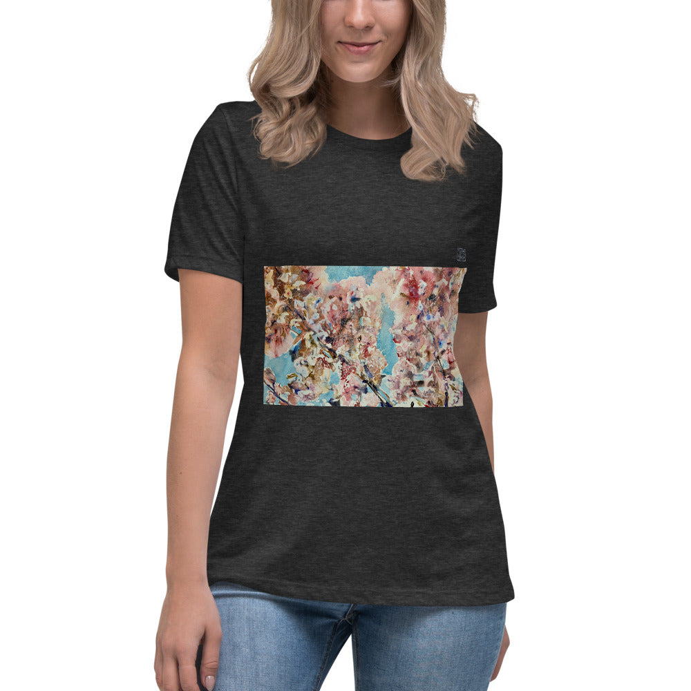 Women's Relaxed T-Shirt - Cherry Blossom