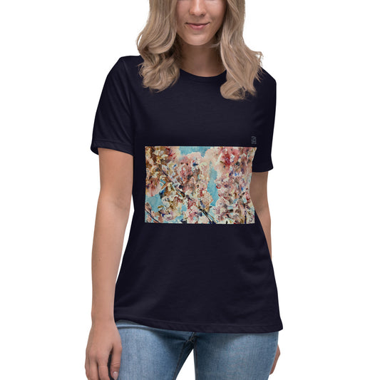 Women's Relaxed T-Shirt - Cherry Blossom